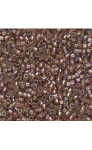 Miyuki delica Beads 11/0 - Sparkling beige lined amethyst ab DB-1759